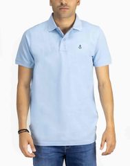 Explorer Ανδρική Βαμβακερή Μπλούζα Polo  Ανοιχτό Μπλε Regular Fit (2421102000) (100% Βαμβάκι)