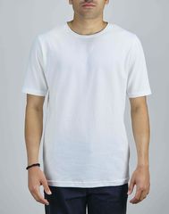 NDC Ανδρική Βαμβακερή Μπλούζα  Άσπρο Regular Fit (242-936-0) (100% Βαμβάκι)
