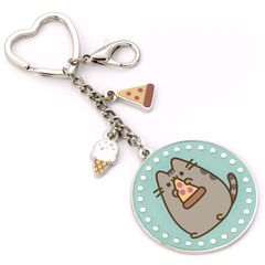 PUSHEEN - Pizza - Keyring-thumb-0