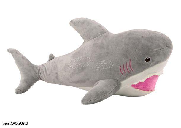 Plush Shark Mascot Cuddly Toy 50cm Gray