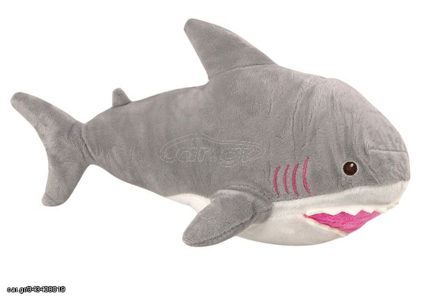 Plush Shark Mascot Cuddly Toy 40cm Gray
