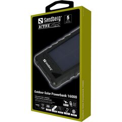 Sandberg - Outdoor Solar Powerbank 16000mAh / Electronics