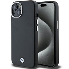 BMW Signature Wrapped Metal MagSafe Case for iPhone 14/15/13 - Black