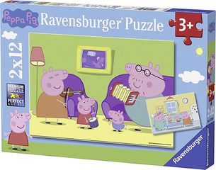 Ravensburger Puzzle: Peppa Pig (2x12pcs) (7596)