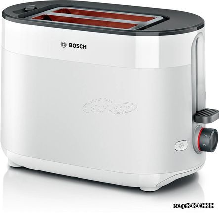 Bosch TAT2M121 toaster 6 2 slice(s) 950 W White