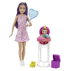 Barbie - Skipper Babysitters Doll and Playset - Feeding Chair 1 (GRP40) / Toys