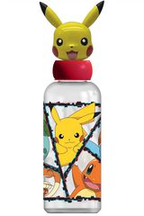 Stor - Water Bottle w/3D Figurine 560 ml - Pokémon (088808723-10127) / Toys