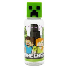 Stor - Water Bottle w/3D Figurine 560 ml - Minecraft (088808723-40413) / Toys