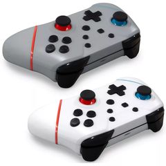 Hyperkin Nuchamp Wireless Controller - Switch/Oled (2in1 Pack) (White, Wizard Silver) / Nintendo Switch