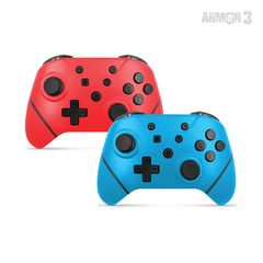 Hyperkin Nuchamp Wireless Controller - Switch/Oled (2in1 Pack) (Black, Red) / Nintendo Switch