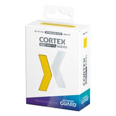 Ultimate Guard Cortex Sleeves Standard Size Matte Yellow (100)-thumb-1