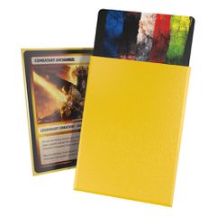 Ultimate Guard Cortex Sleeves Standard Size Matte Yellow (100)-thumb-4