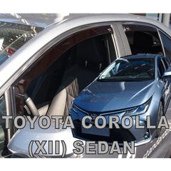 Toyota Corolla Xii 4d Sedan 2018+ Φιμέ Ανεμοθραύστες Heko Σετ 4τμχ για Μπρος-Πίσω Παράθυρα