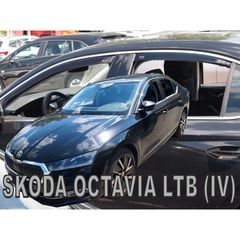 Skoda Octavia Iv 5d Ltb 2020+ Φιμέ Ανεμοθραύστες Heko Σετ 4τμχ για Μπρος-Πίσω Παράθυρα