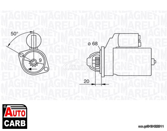 Μίζα MAGNETI MARELLI 063226801010 για LAND ROVER RANGE 1969-2002, TOYOTA TACOMA 2004-2015