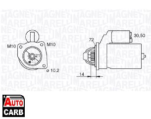 Μίζα MAGNETI MARELLI 063280006010 για FORD MONDEO 1996-2000, MAZDA 121 1996-2003