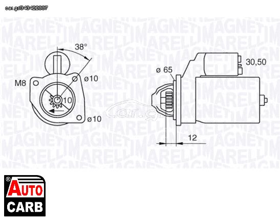 Μίζα MAGNETI MARELLI 063280060010 για ABARTH PUNTO 2012-, ALFA ROMEO GIULIETTA 2010-, ALFA ROMEO MITO 2008-