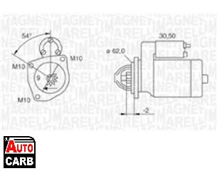 Μίζα MAGNETI MARELLI 063720027010 για PEUGEOT 605 1989-1999, PEUGEOT 806 1994-2002, PEUGEOT BOXER 1994-2002