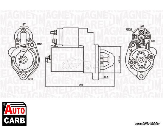 Μίζα MAGNETI MARELLI 063720612010 για SKODA SUPERB 2001-2008