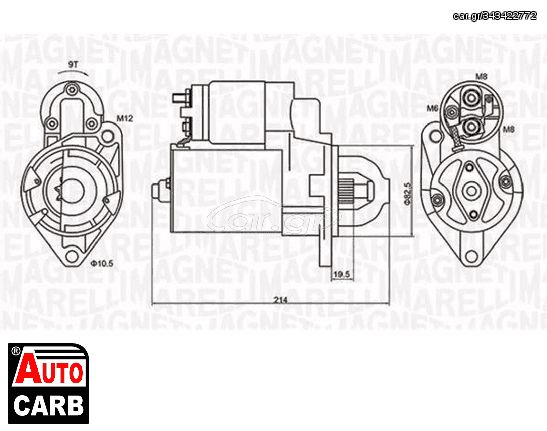 Μίζα MAGNETI MARELLI 063720879010 για OPEL FRONTERA 1992-2004, OPEL SINTRA 1996-1999, OPEL SPEEDSTER 2000-2006