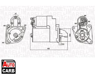 Μίζα MAGNETI MARELLI 063721053010 για ALFA ROMEO GT 2003-2010, ALFA ROMEO GTV 1994-2005, ALFA ROMEO SPIDER 1994-2005