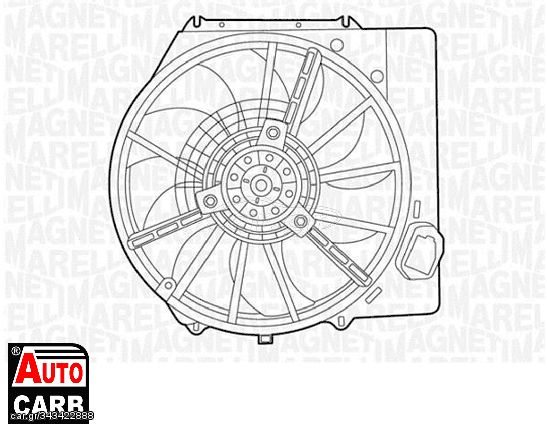 Βεντιλατέρ MAGNETI MARELLI 069422437010 για BMW 3 1997-2005, BMW 5 1996-2004, BMW 6 2011-2017