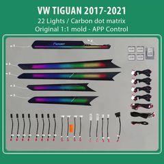 DIQ AMBIENT VW TIGUAN II 22 (Digital iQ Ambient Light VW Tiguan mod.2017-2021, 22 Lights)