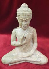 Παλαιό αγαλματίδιο βουδιστικό από πέτρα - Dharma Ντάρμα - χειροποίητο