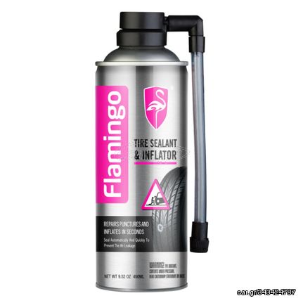 Επιδιορθωτικό Ελαστικών Fast 450ml Flamingo