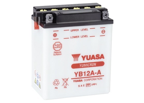 Μπαταρία μοτοσυκλέτας Yuasa YB12A-A 12V 12Ah
