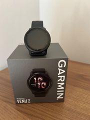 Garmin Venu 2 Stainless Steel 45mm Αδιάβροχο Smartwatch με Παλμογράφο (Slate / Black)