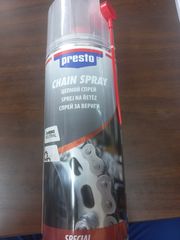 ΣΠΡΕΥ ΛΙΠΑΝΤΙΚΟ ΑΛΥΣΙΔΟΣ PRESTO MOTO 400 ML SPECIAL O-RING NEUTRAL