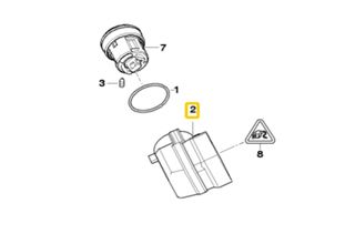TOPRAN Διακόπτης μηχανής BMW 3 (E46) - 5 (E39) - 7 (E38) - X3 (E83) - X5 (E53) - Z4 (E85, E86)-thumb-1