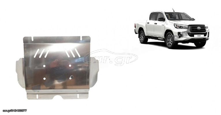 ΠΟΔΙΑ ΠΡΟΣΤΑΣΙΑΣ ΑΛΟΥΜΙΝΙΟΥ ΚΙΝΗΤΗΡΑ ΓΙΑ TOYOTA HILUX INVINCIBLE (2021-2024) ***ΛΑΔΑΣ 4Χ4***