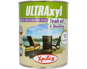 Λάδι Συντήρησης Επίπλων Με Κερί Άχρωμο Ματ ULTRAXYL TEAK OIL ΧΡΩΤΕΧ 2.5lt