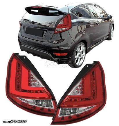 ΦΑΝΑΡΙΑ ΠΙΣΩ LED Taillights Ford Fiesta 08-12 Led Bar