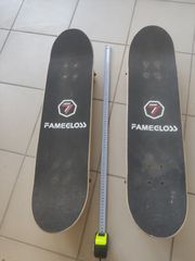 2 skateboards 