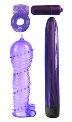Pipedream Classix Ultimate Pleasure Couples Kit 18cm Purple