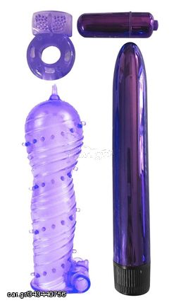 Pipedream Classix Ultimate Pleasure Couples Kit 18cm Purple