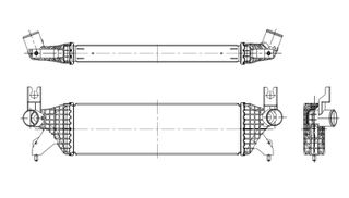Ψυγείο αέρα υπερπλήρωσης SUZUKI SX4 S-CROSS, VITARA 1.0/1.4/1.6D 08.13-