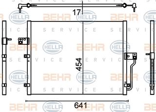 Ψυγείο A/C (Εξωτερικό) SSANGYONG ACTYON SUV/ ΕΚΤΟΣ ΔΡΟΜΟΥ / 5dr 2006 - 2.0 Xdi ( D20DT ) (141 hp ) Πετρέλαιο #769506410