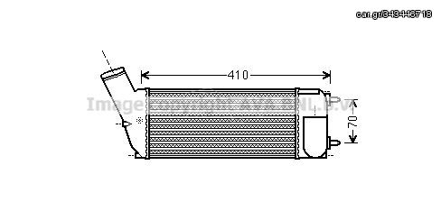 Ψυγείο Intercooler PEUGEOT 307 Hatchback / 3dr 2005 - 2008 2.0 HDi 110  ( RHS (DW10ATED)  ) (107 hp ) Πετρέλαιο #030706250