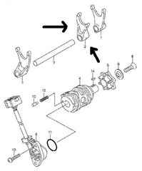 Φουρκέτα Σασμάν MODENAS Για MODENAS DINAMIK 125cc 2T 2002 2003 2004