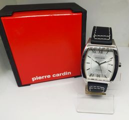 Pierre Cardin αυτόματο ρολόι με δερμάτινο λουράκι σε μαύρο χρώμα (Μ) Α90136 ΤΙΜΗ 320 ΕΥΡΩ