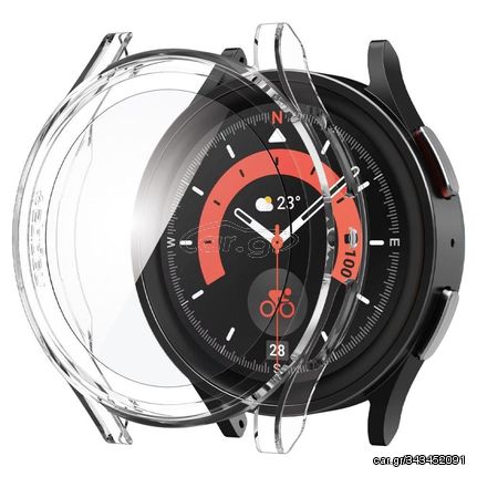 Spigen THIN FIT & TEMPERED GLASS GALAXY Watch 5 PRO (45 MM) CRYSTAL CLEAR