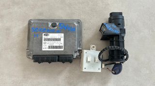 ΕΓΚΕΦΑΛΟΣ ΚΙΝΗΤΗΡΑ ΣΕΤ ΜΕ ΚΛΕΙΔΙ 46817815 IAW4AF.M7 FIAT SEICENTO IAW 4AF.M7 IAW4AFM7 46817815 61600.627.01