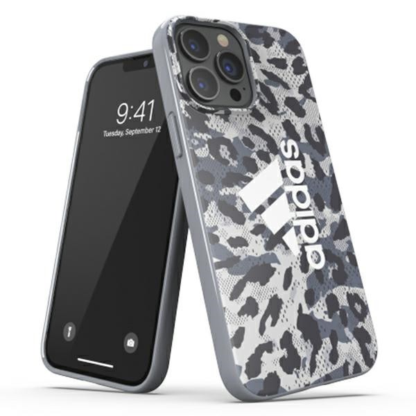 Adidas OR SnapCase Leopard Case for iPhone 13 Pro / iPhone 13 - Gray
