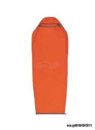 Sea To Summit Reactor Fleece Sleeping Bag Liner - Mummy W/ Drawcord- compact- orange