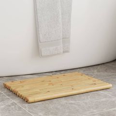 Πατάκια Μπάνιου 2 τεμ. 50x35 εκ. από Μπαμπού 366456