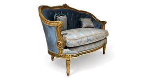 Κλασικός καναπές εποχής στυλ Λουί Κένζ (0002)-ΣΑΛΟΝΑΚΙ Louis XV